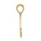 14K Yellow Gold Firefighter Hat Charm Fireman Pendant Jewerly 18.5mm x 22mm